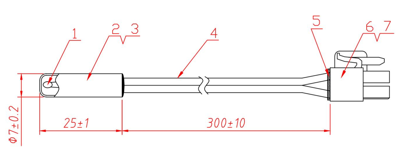 Temp. Sensor for Air Conditioner